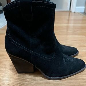 Black Suede Ankle Boots